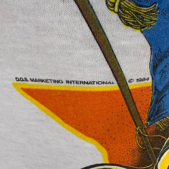 Vintage 1980s Willie Nelson & Family On Tour T-Shirt, Wrangler Jeans 1984 Small - Picture 3 of 4